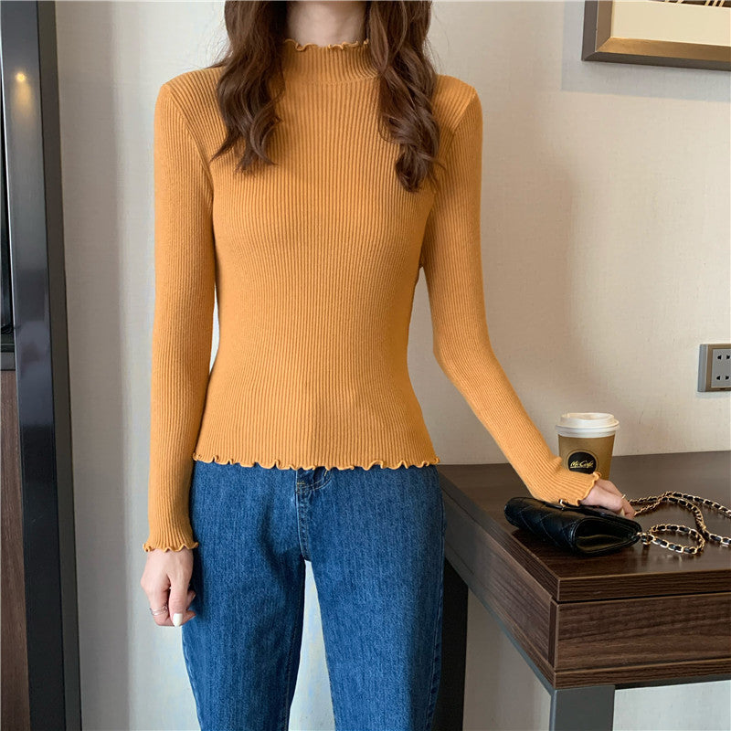 Knitted bottoming shirt