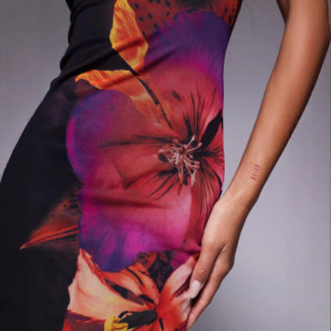 Women's Sexy Strapless Slim Long Dress
