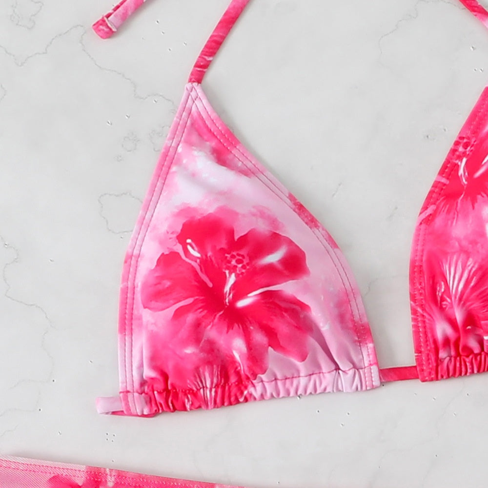 Womens Two-Piece Bikini Beach Vacation Swimsuit Set