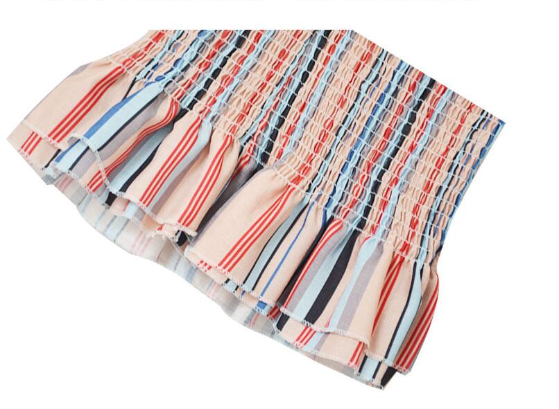 Sling bow color strip top tube spring and summer vest