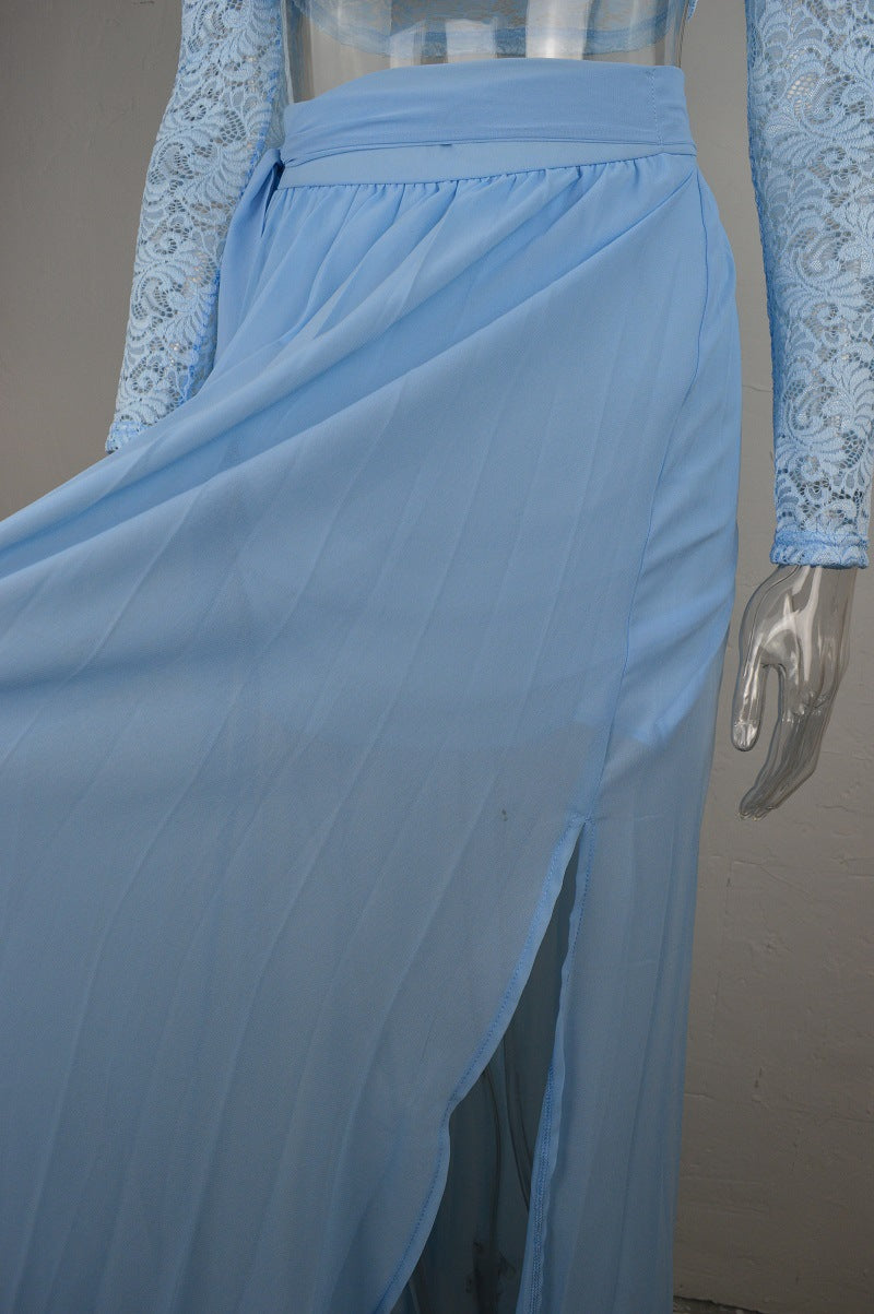 Lace chiffon Blouse