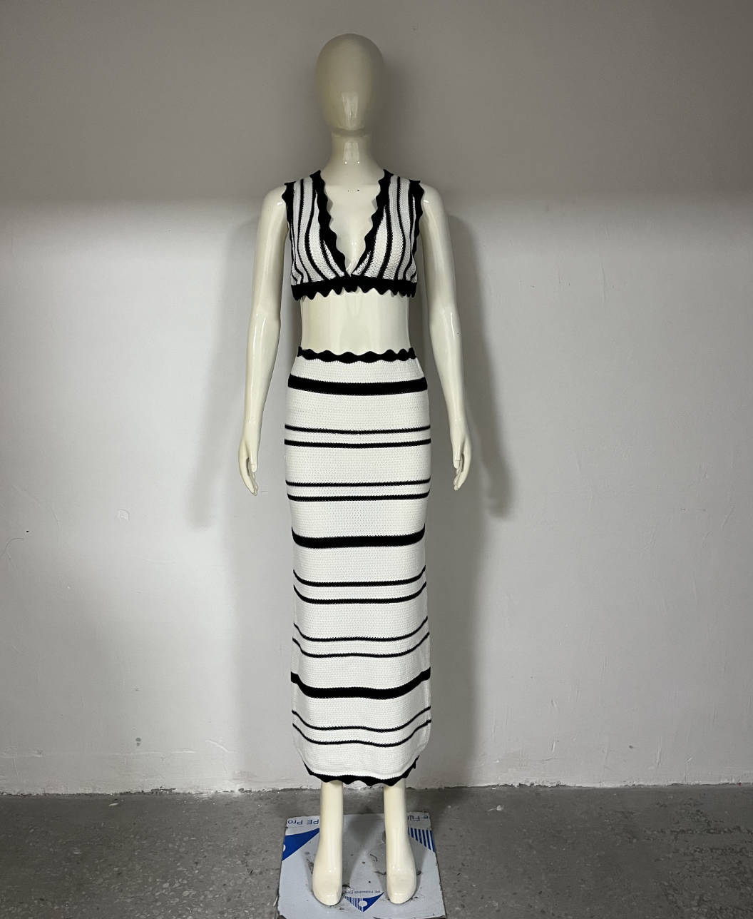 2pcs Striped Bikini Suits For Women