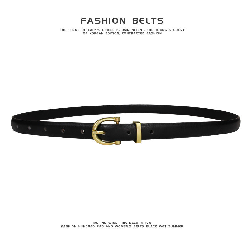 Trendy Harajuku-style Fashion Belt For Womens Commuter Pants