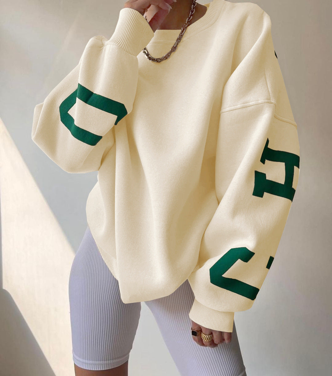 Casual Print Thickened Sweaters