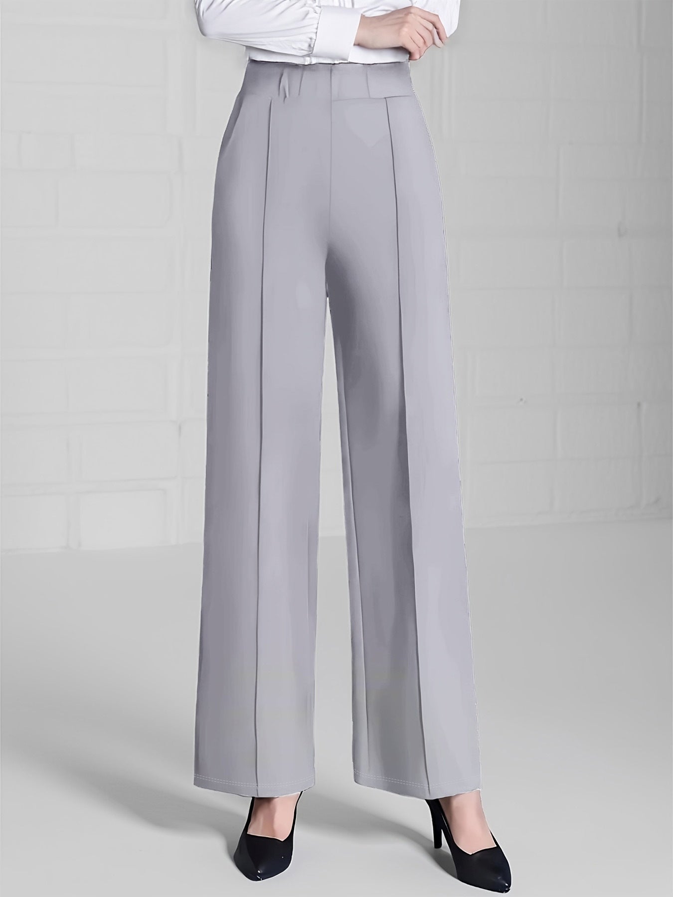Straight Casual Suit Pants