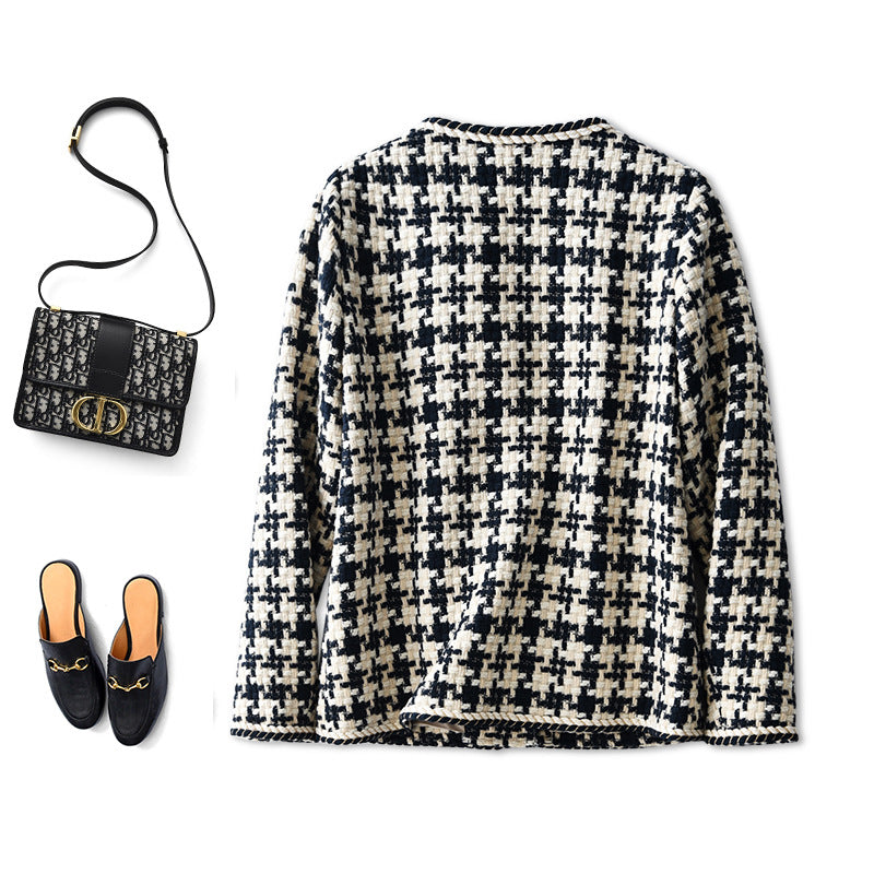 Houndstooth Jacket Outerwear