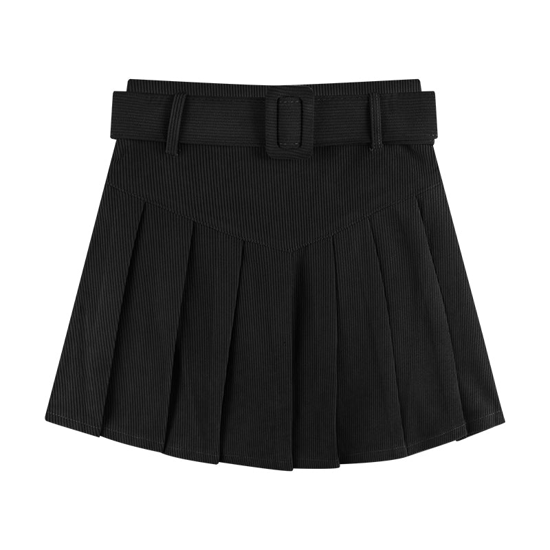A-line Pleated Mini Skirt