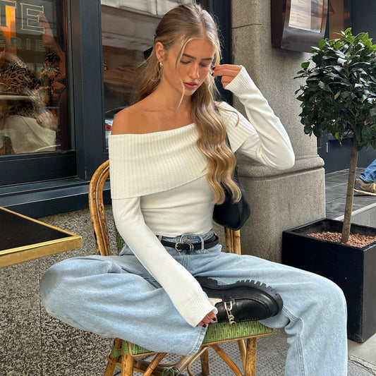 Fashion Slimming Long Sleeve Top Women