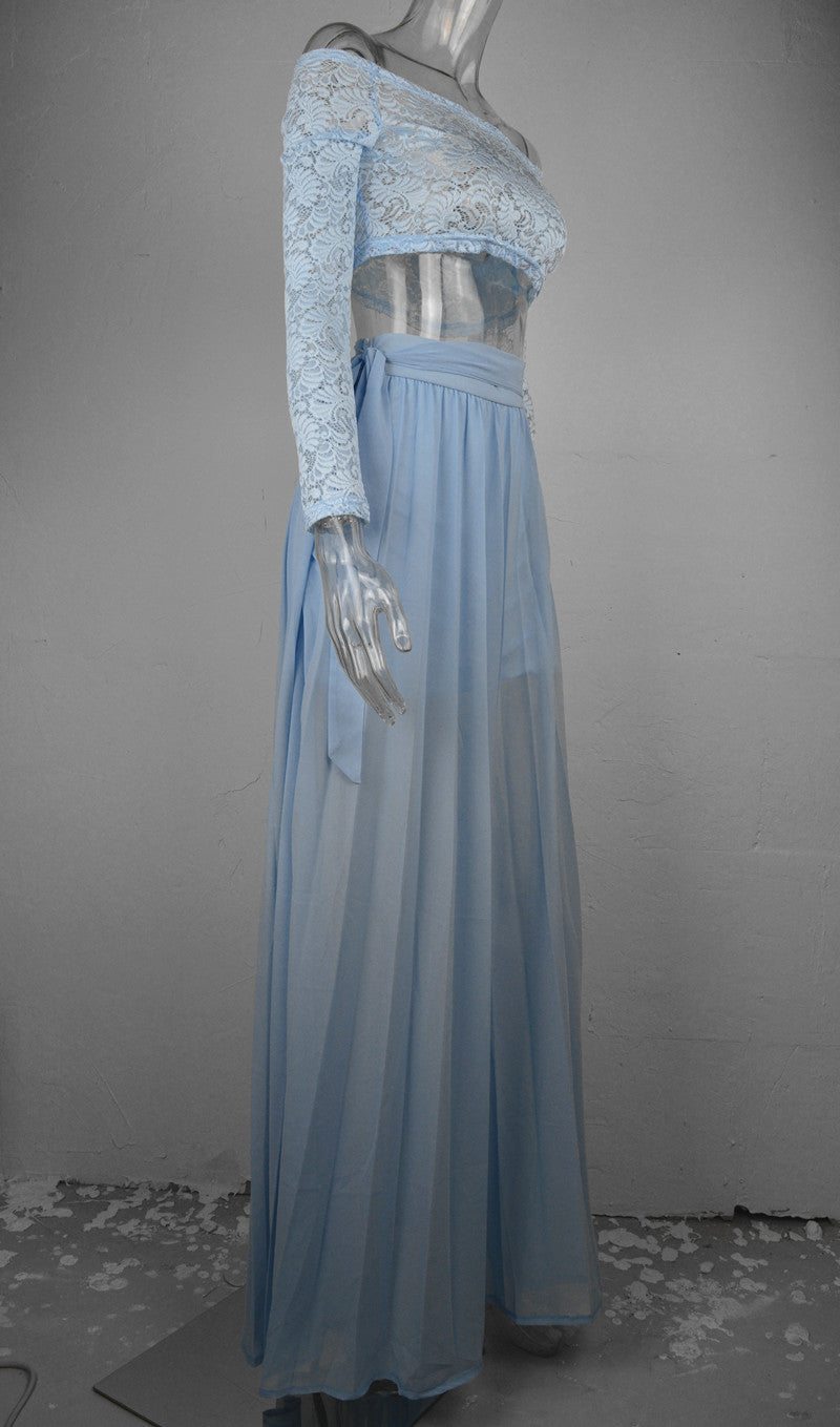 Lace chiffon Blouse