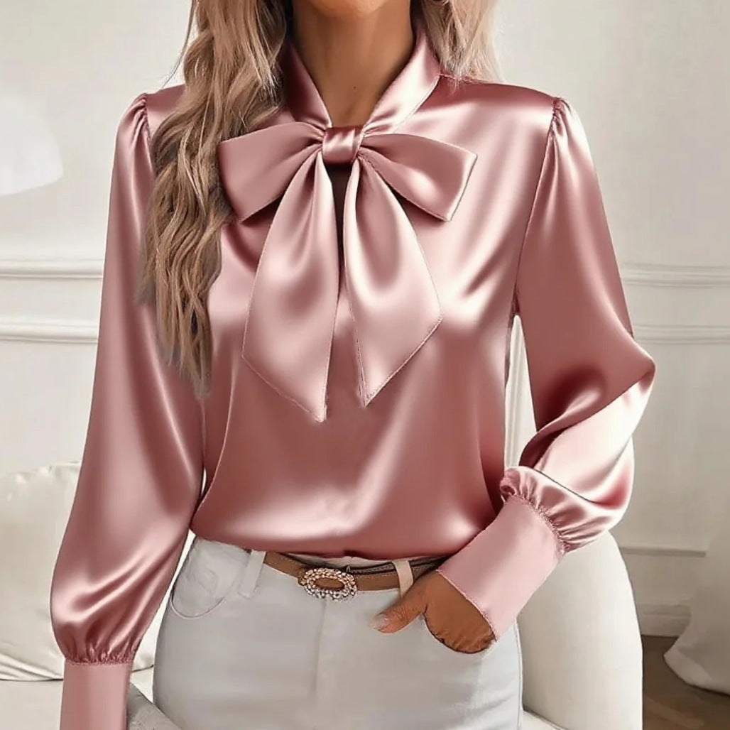 Bow-tie Shirt Blouse