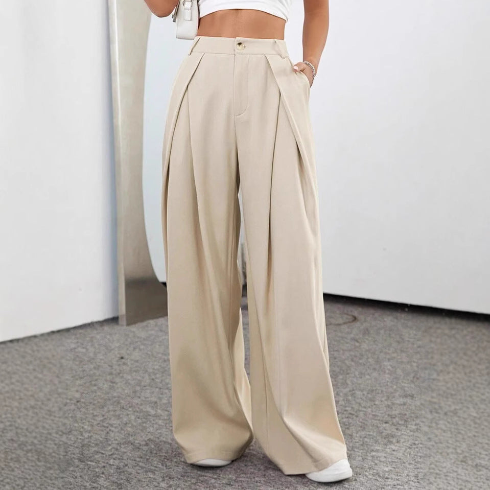 High-Waisted Wide-Leg Pants