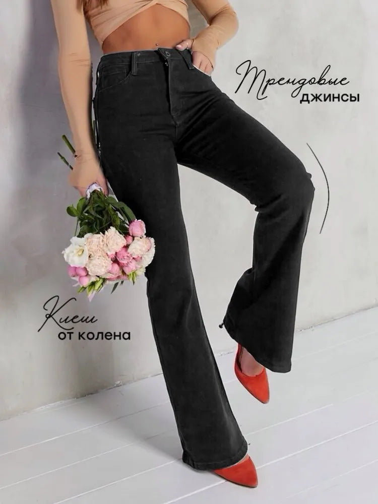 Flared Jeans For Fall, Womens Denim Pants