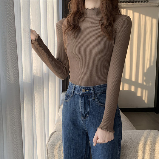 Knitted bottoming shirt