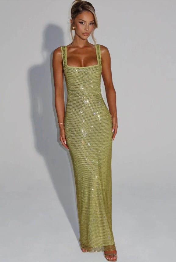 Sequin Rhinestone Bodycon Dress