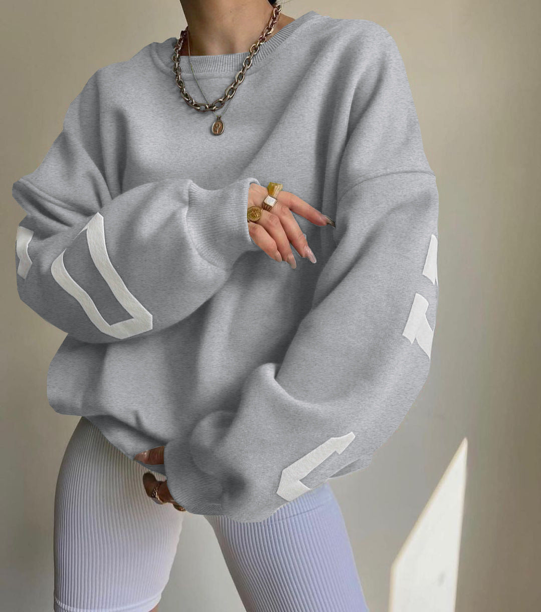 Casual Print Thickened Sweaters