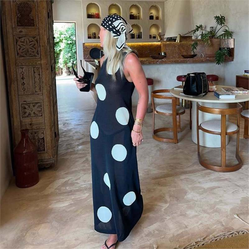 Bohemian Beach Sheer Dress Women