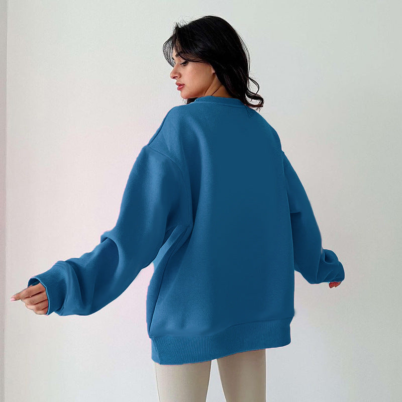 Oversized Round Neck Sweatshirts