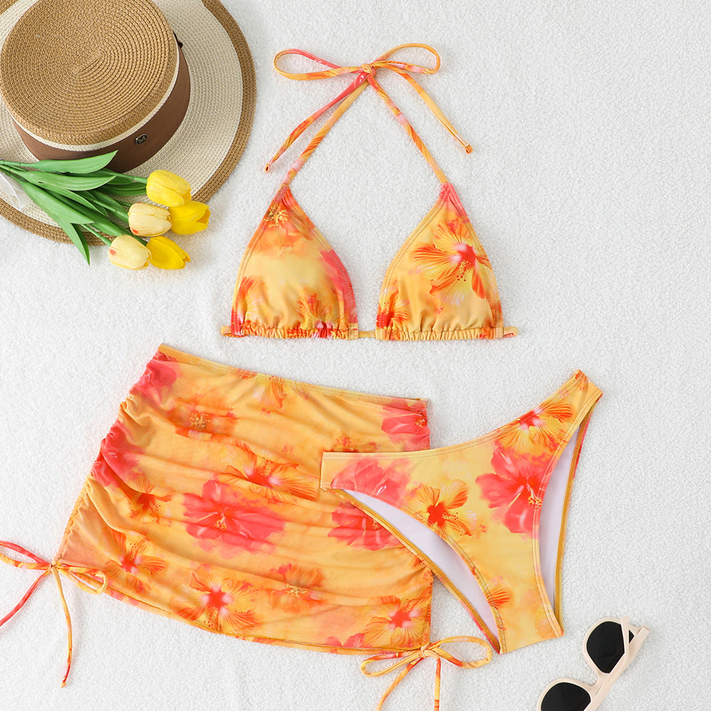Womens Two-Piece Bikini Beach Vacation Swimsuit Set