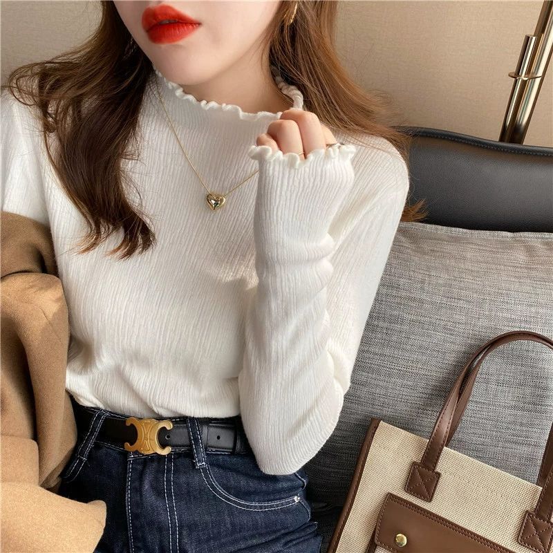 Half Turtleneck Bottoming TShirt Autumn And Winter