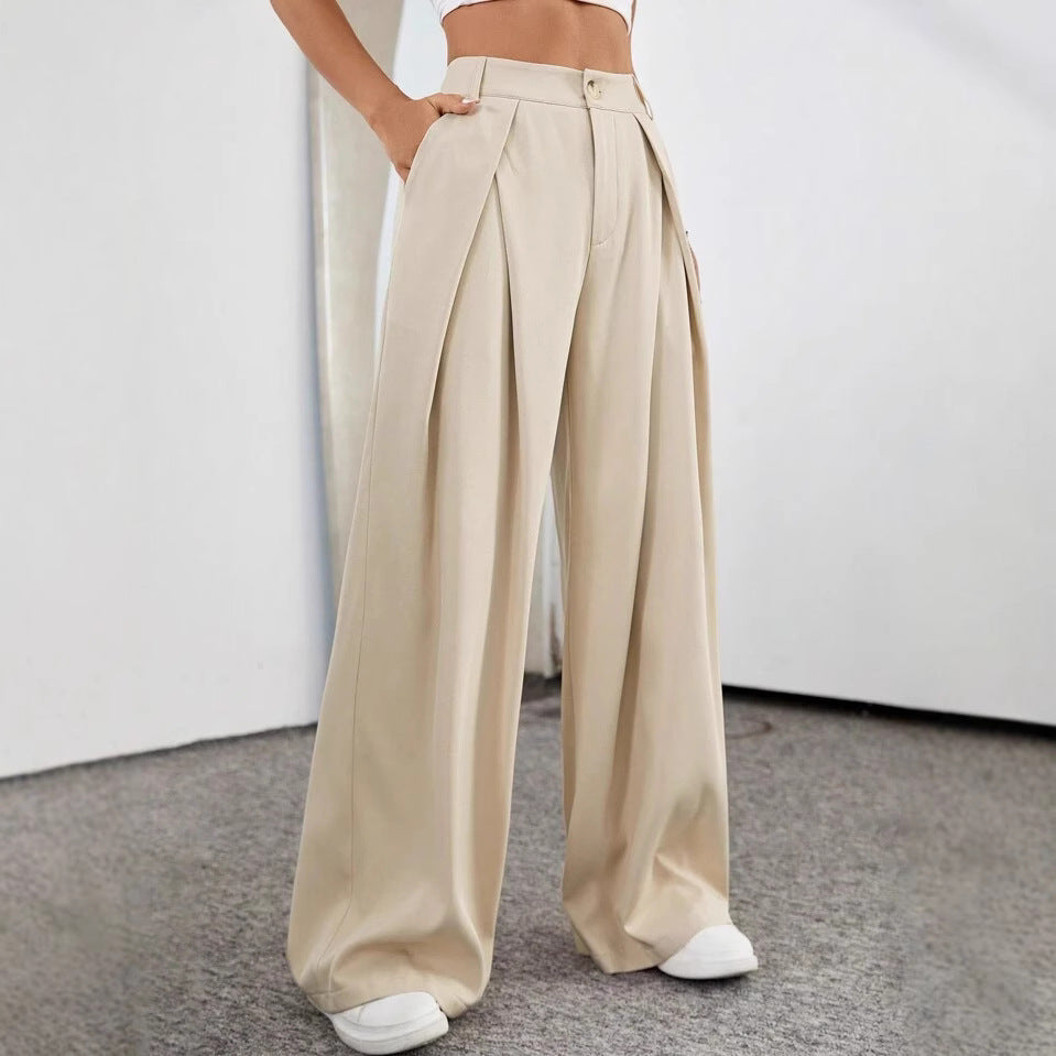 High-Waisted Wide-Leg Pants
