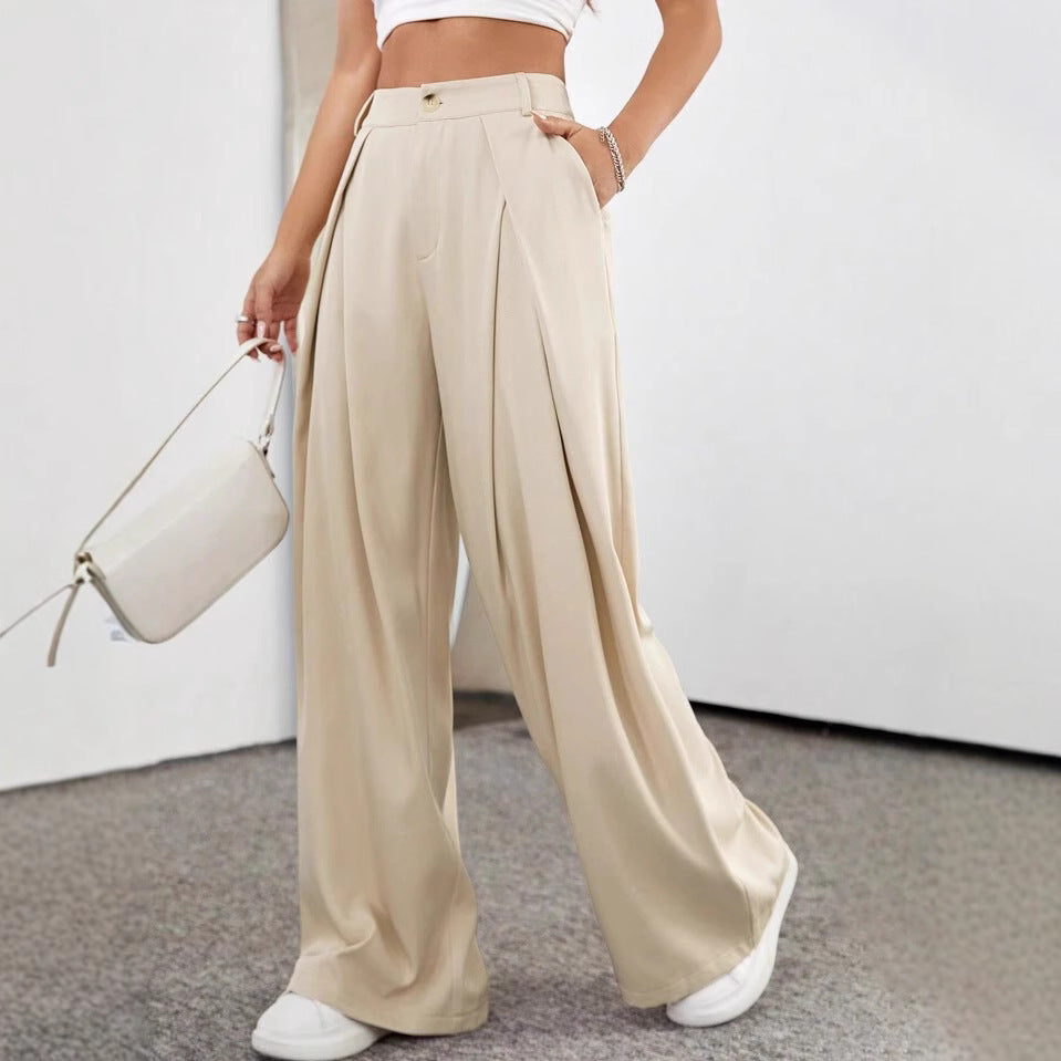 High-Waisted Wide-Leg Pants
