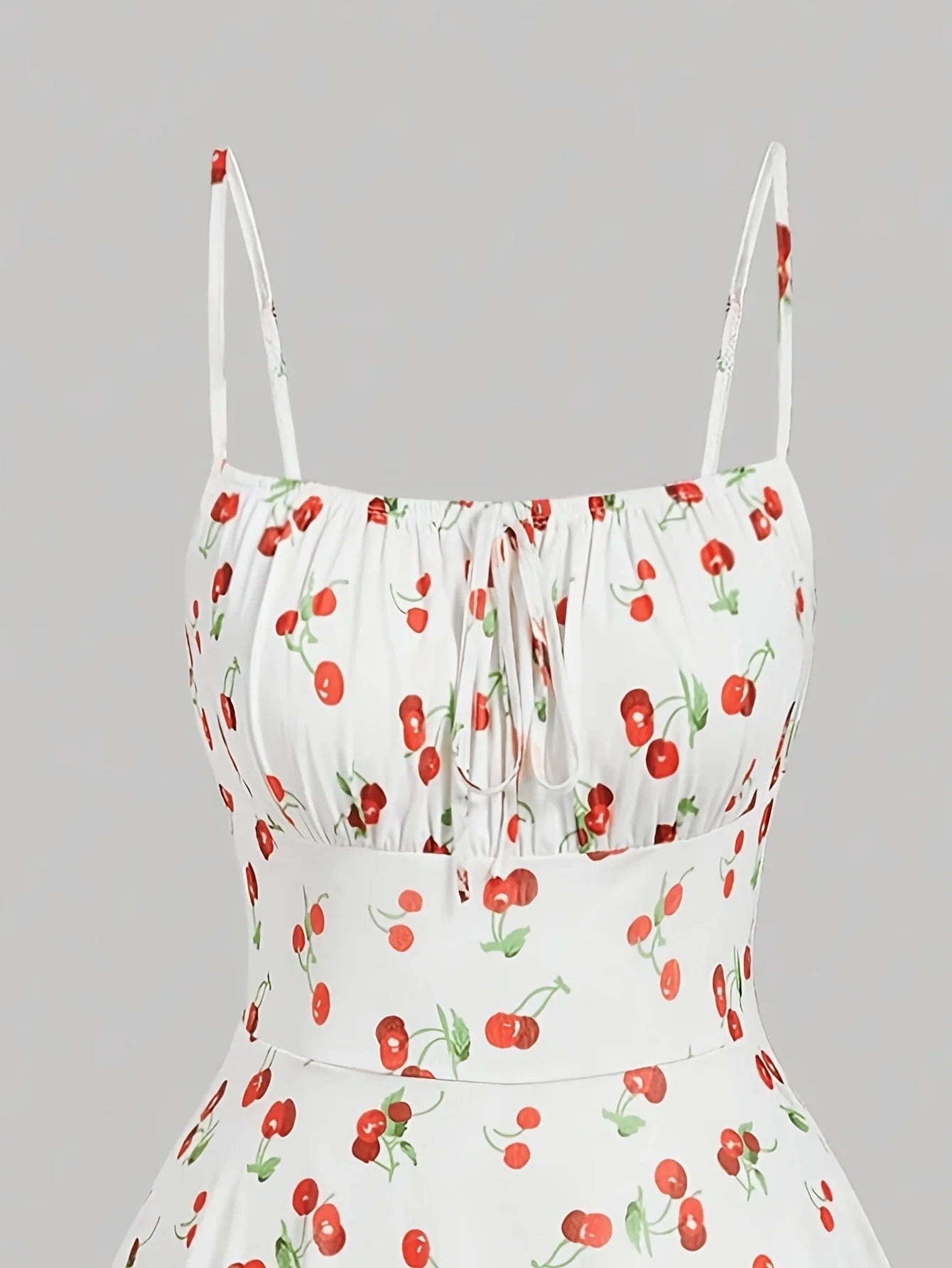 Cherry Printed Vintage Summer Dresses