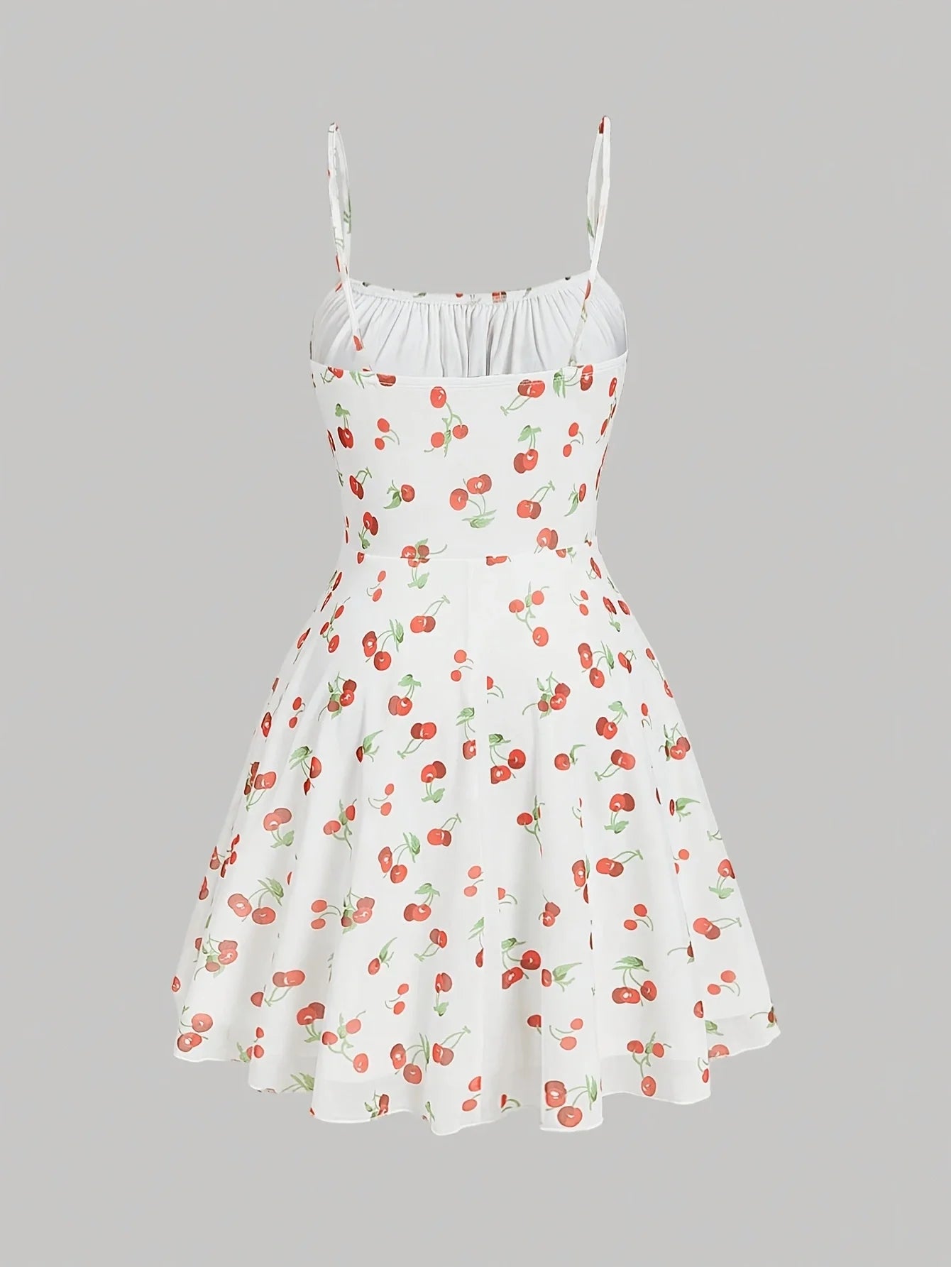 Cherry Printed Vintage Summer Dresses