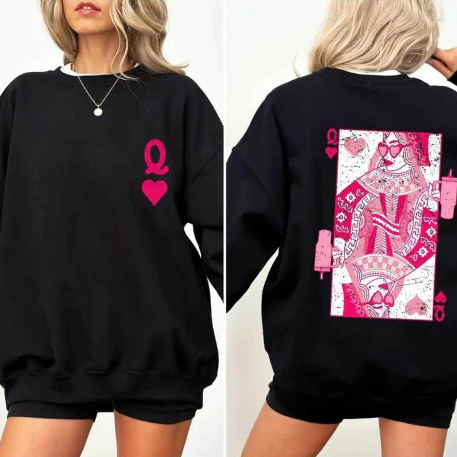 Red Heart Queen Crewneck Sweatshirt