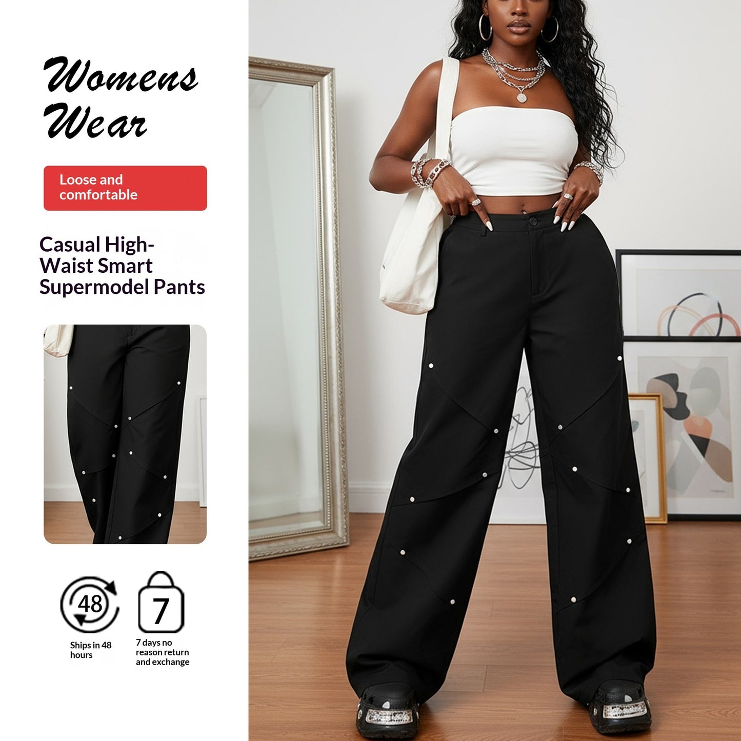 Niche Designer-style Womens Pants