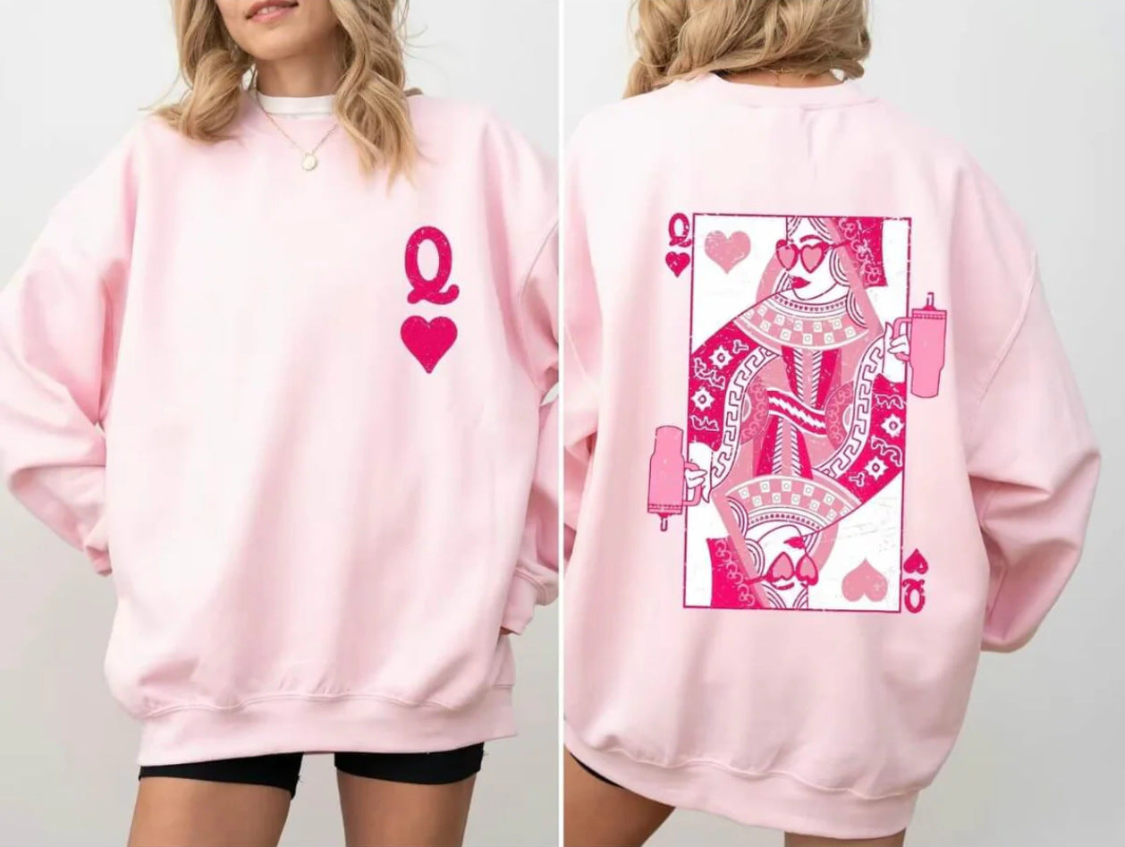 Red Heart Queen Crewneck Sweatshirt