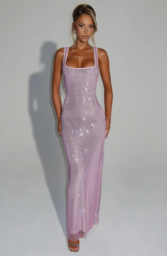 Sequin Rhinestone Bodycon Dress