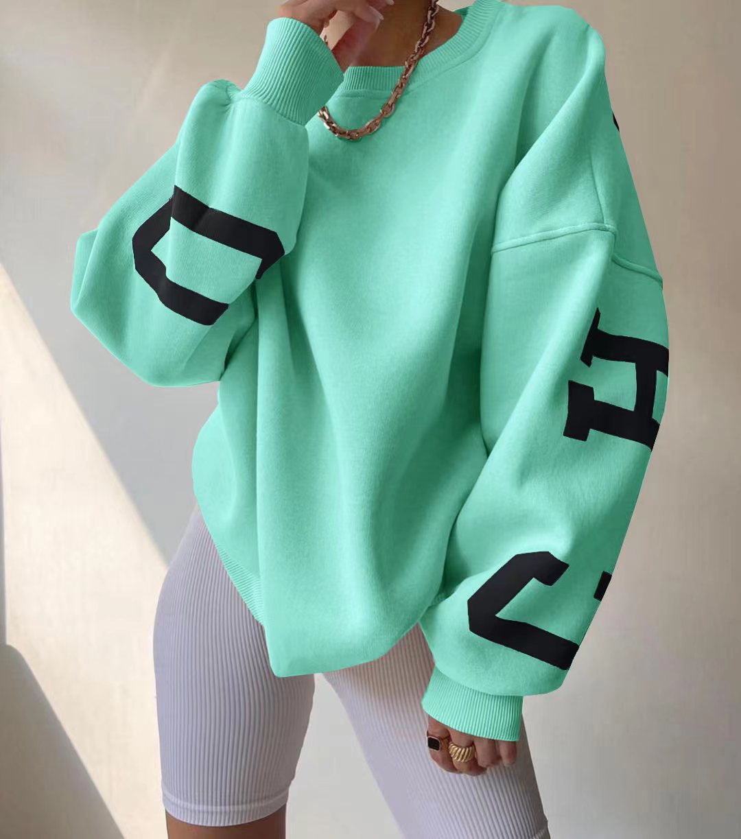 Casual Print Thickened Sweaters