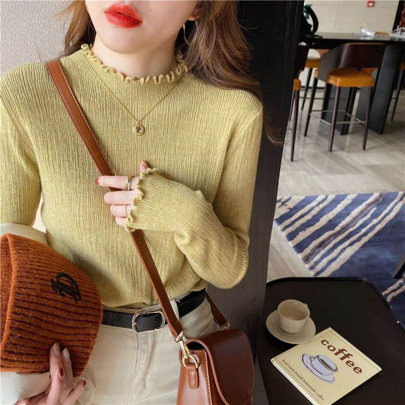 Half Turtleneck Bottoming TShirt Autumn And Winter