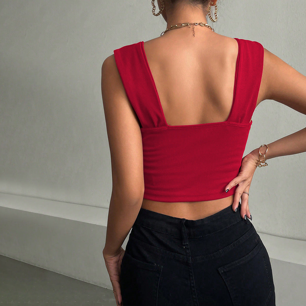 Fashion Personality Spaghetti-strap Camisole Top Women