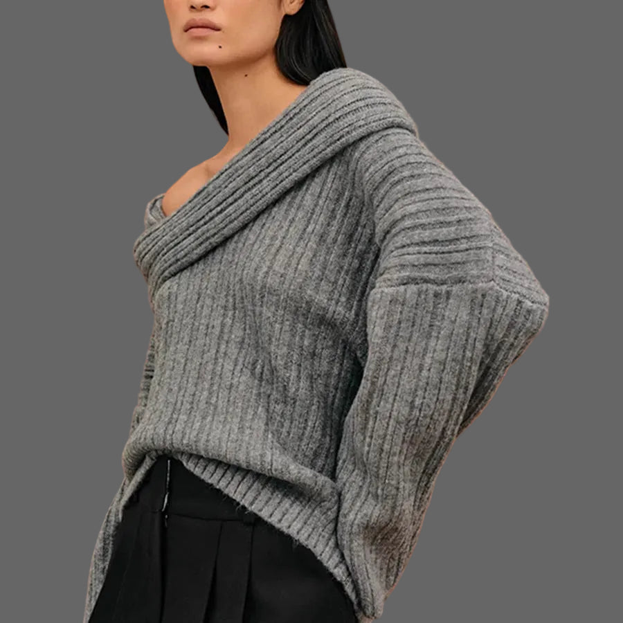 Loose-fitting Cotton sweaters Blouse