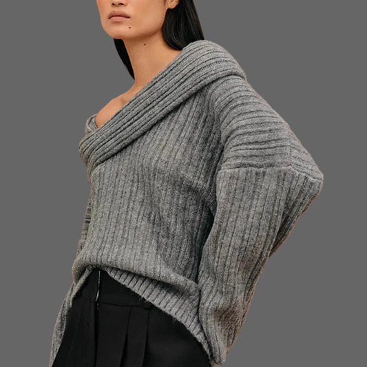 Loose-fitting Cotton sweaters Blouse