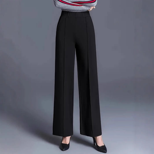 Straight Casual Suit Pants