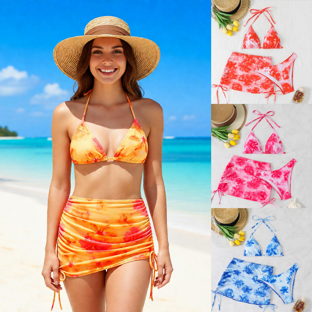 Womens Two-Piece Bikini Beach Vacation Swimsuit Set