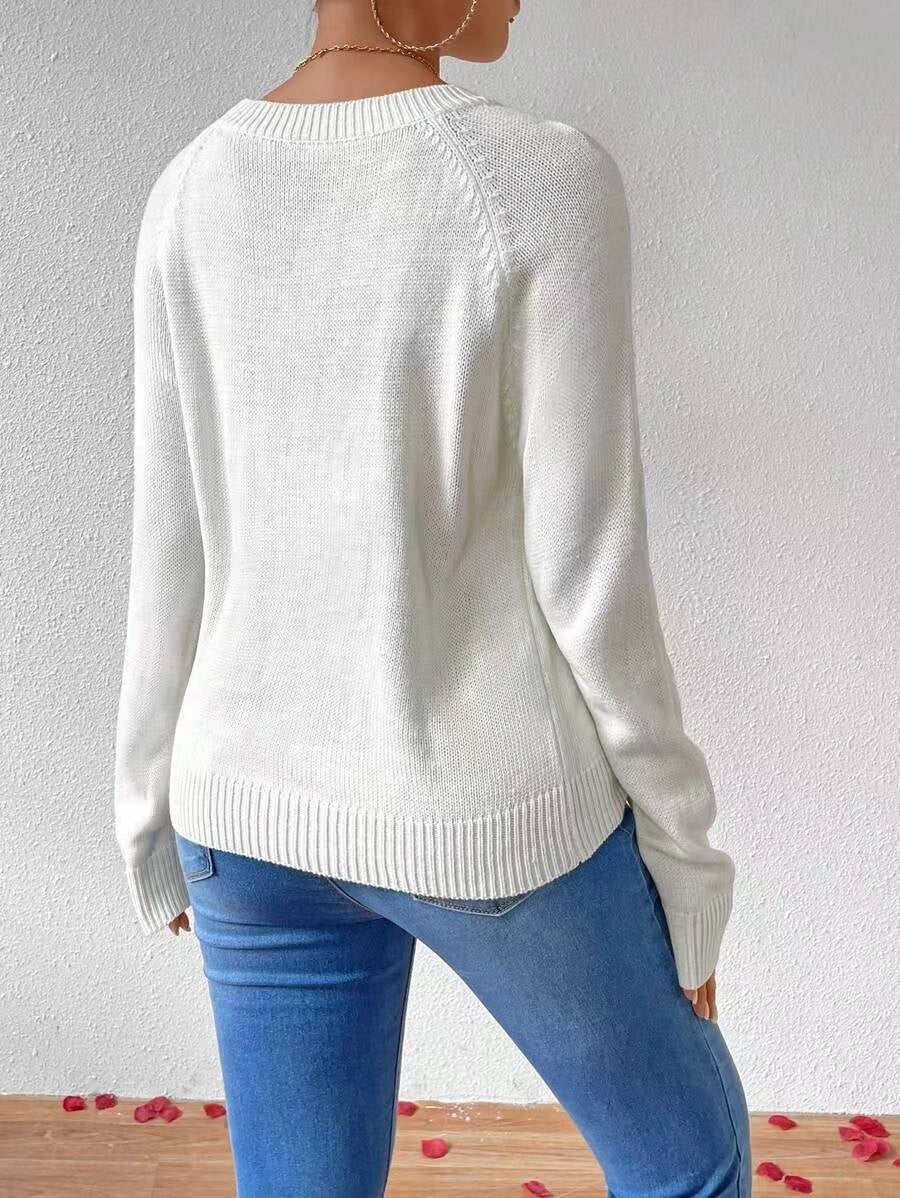 Big Heart Sweater Blouse