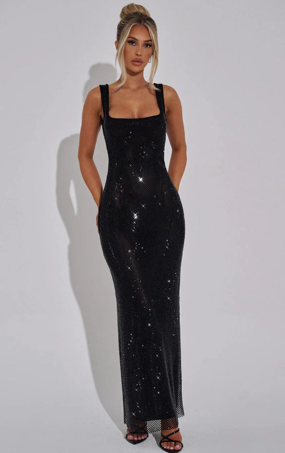 Sequin Rhinestone Bodycon Dress