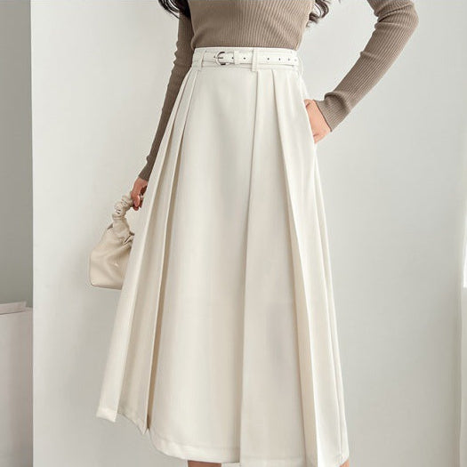 High Waisted A-line Large Swing Skirt